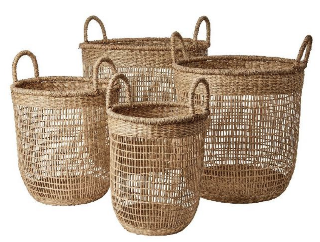 Seagrass basket set of 4